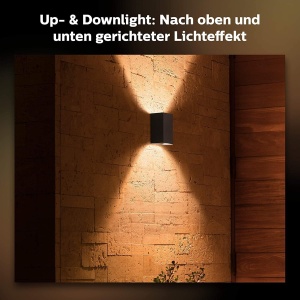 Aplica inteligenta Philips Hue Resonate pentru iluminat exterior, 1180 lm, IP44, negru - Img 3