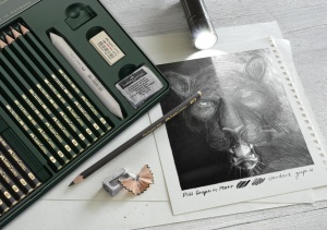 Ascutitor manual Faber-Castell cu carcasa neagra, compact si eficient - Img 4