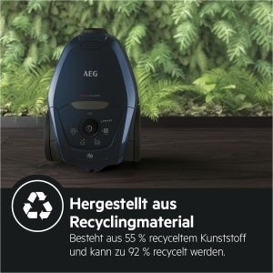 Aspirator AEG VX82, 600W, 55 material reciclat, extrem de silentios - Img 5