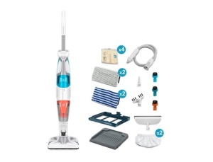 Aspirator cu aburi Rowenta Clean Steam RY8544, 1700W, alb, abtipareste si curata - Img 2