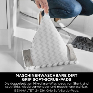 Aspirator cu aburi Shark S6005EU, 2 moduri, 5 accesorii, grialb - Img 6