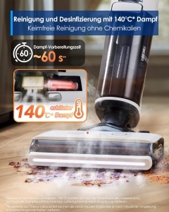 Aspirator cu aburi Tineco Floor ONE S7, 3-in-1, tehnologie HyperSteam, auto-curatare - Img 3