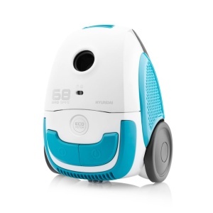 Aspirator cu sac Hyundai Electronics VC068WB, 800 W, motor ECO, 2L, AlbAlbastru