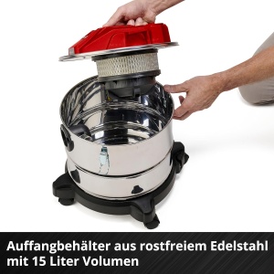 Aspirator de cenusa Einhell TE-AV 1815 Li C-Solo 18V 15L Blasfunctie - Img 6