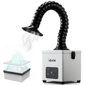 Aspirator de fum VEVOR DX50, 180 mh, 3 filtre, motor fara perii