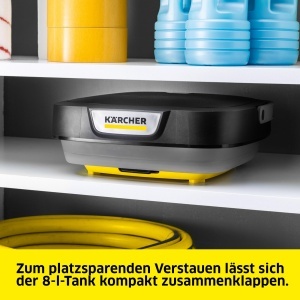 Aspirator de presiune portabil Karcher OC 3 Foldable PJ, acumulator Li-Ion, capacitate 8 l - Img 6