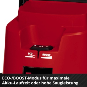 Aspirator Einhell TE-VC 3625 Li S-Solo 25L ECOBOOST Mode NegruRosu - Img 7