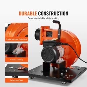 Aspirator industrial VEVOR DC100M 1PS Filtrare 25 microni Capacitate 80L - Img 6