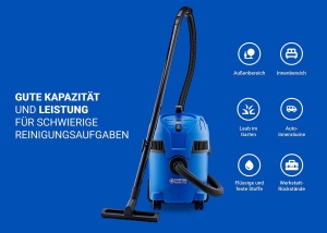 Aspirator Nilfisk Multi II 22L, 1200 W, cu functie de suflare - Img 3