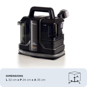 Aspirator pentru paturi si tapiterie Ariete 2482 Heat Pro 750W, Negru - Img 2