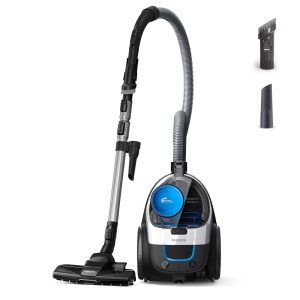 Aspirator Philips PowerPro Compact FC933209, 900 W, Filtru Allergy H13, 1.5L, Alb