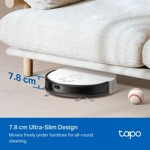 Aspirator robot de navigatie Tapo RV20 Mop MagSlim LiDAR cu functie de stergere, moduri de aspiratie in 4 etape de 2700Pa, curatare silentioasa de 51 dB, baterie de 2600 mAh, incarcare automata, accepta controlul prin Alexa Alexa si Google - Img 9