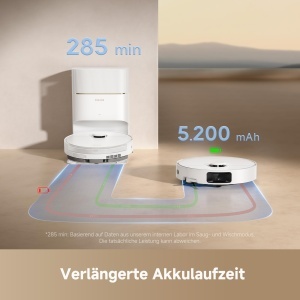 Aspirator robot dreame D20 Pro Plus, 13000 Pa, 5200 mAh, cu functie de spalare - Img 9