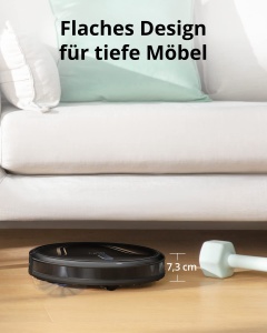 Aspirator Robot eufy G40 Hybrid, 2500Pa Saugkraft, Wischfunktion, Negru - Img 2