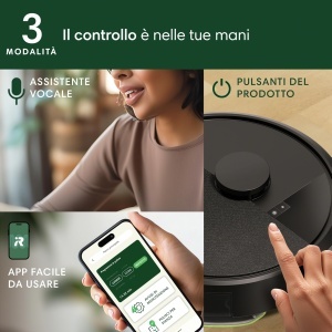 Aspirator Robot iRobot Roomba 105 Combo, 7000Pa, 120 minute, Negru - Img 9