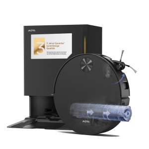 Aspirator robot MOVA S70, 28000 Pa, Auto-curatare, Negru