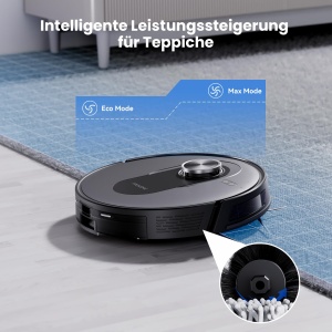 Aspirator robot Proscenic Q8 cu functie de stergere aspirator robot 6000Pa 200min Navigatie laser puternica cu 5 carduri control prin APP Alexa Siri I - Img 8