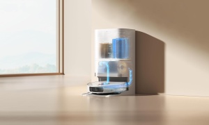 Aspirator robot Xiaomi Robot Vacuum X20+ cu statie de aspiratie si rezervor de apa proaspata si uzata 4L/4L - 2 mop rotativ, cu uscare automata, stergere pana la 280m2, aspiratie 6000Pa, navigatie LDS, toate tipurile de podele - Img 2