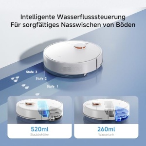 Aspirator robot Xiaomi S40C 2-in-1 5000Pa navigare laser LDS mop integrat - Img 3