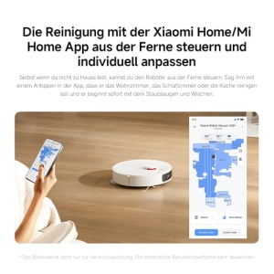 Aspirator robot Xiaomi X20 cu statie de auto-golire, 6000Pa putere, 4L rezervor - Img 16