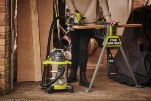 Aspirator RYOBI RVC-1220I-G, 1250 W, 20 L, cu functie de suflare - Img 3