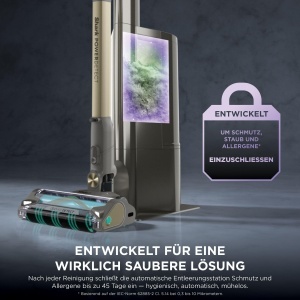 Aspirator Shark PowerDetect Clean Empty, 70 min autonomie, 380 W, auriu - Img 7
