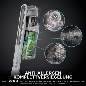 Aspirator Shark PowerPro IZ380EUT, 181W, 50 min autonomie, gri metalic - Img 9