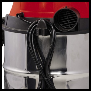 Aspirator umed/uscat Einhell TC-VC 1930 S (1.500 wati, recipient din otel inoxidabil de 30 l, racord de suflare, inclusiv furtun de aspiratie din plastic, duza combinata, duza pentru crapaturi si diverse filtre) - Img 6