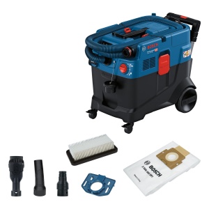 Aspirator universal profesional Bosch Gaz 12-40 mA (1200 W, curatare automata a filtrului (AFC), incl. filtru principal, furtun, adaptor pentru unelte combinate, duza de perie combinata)