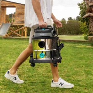 Aspirator uscat si umed Cecotec 20 L Conga Rockstar otel umed si uscat MAX 1400 W 22 kPa sistem de golire aspiratie si suflare structura metalica roti - Img 5