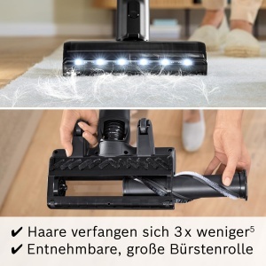 Aspirator vertical Bosch Unlimited 9 BBS921TBA fara fir MicroClean Technology LED Display verde - Img 7