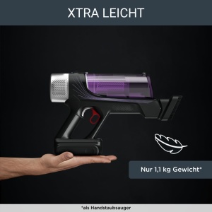 Aspirator vertical Rowenta X-Force Flex 960 RH2038 Lila-Negru fara fir autonomie 45 min - Img 6
