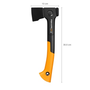 Axa universala Fiskars X-Series X14, 35.5 cm, 529 g, negruportocaliu - Img 3