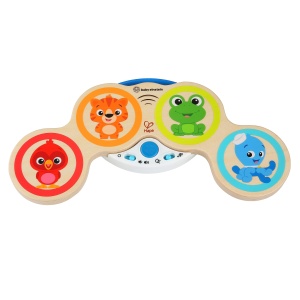 Baby Einstein Hape Magic Touch Drum, jucarie muzicala din lemn de inalta calitate, de la 6 luni
