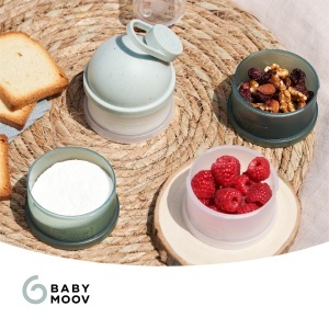 Babymoov Portioner Lapte Praf 4 Compartimente Verde Ergonomic - Img 8