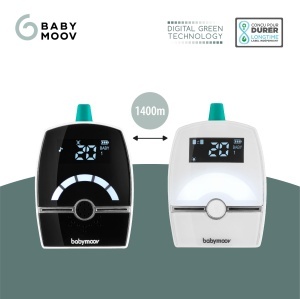 Babyphone Babymoov Premium Care - Tehnologie Digitala Verde, 1400m, Functii Multiple - Img 4