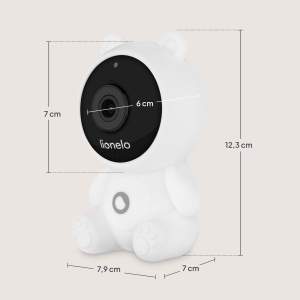Babyphone cu camera Lionelo Babyline Smart 2.0, 1080p Full HD, Wi-Fi, cu senzor de temperatura - Img 11