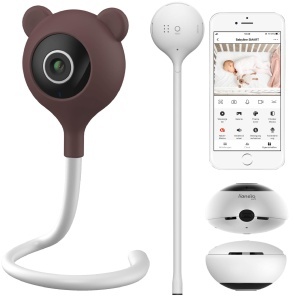 Babyphone Lionelo Babyline Smart cu camera Wi-Fi, comunicare bidirectionala, senzori temperatura