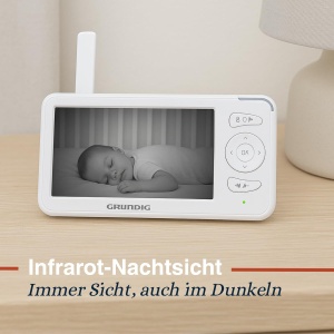 Babyphone Video GRUNDIG cu Camera, Monitor 5 Inch, Infrarosu - Img 8
