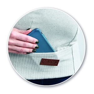 Babytrage MoMi COLLET pentru copii 3-48 luni, 2 pozitii de purtare, suport cap - Img 6