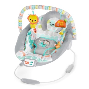Balansoar pentru bebelusi Bright Starts Whimsical Wild, cu vibratii si muzica, 0-6 luni