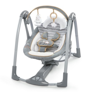 Balansoar pentru bebelusi Ingenuity Swing n Go Deluxe, 5 viteze, muzica, plus