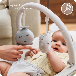 Balansoar pentru bebelusi MoMi GLOSSY, pentru greutati de pana la 9 kg, cu 3 puncte de siguranta - Img 3