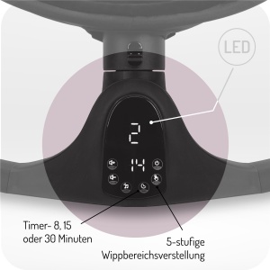 Balansoar pentru bebelusi MoMi KENANI ONYX, 9 kg, cu Bluetooth si telecomanda - Img 5