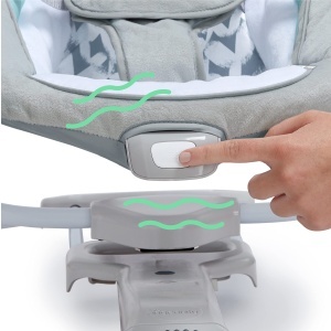 Balansoar si sezlong portabil Ingenuity ConvertMe 2-in-1 Raylan vibratii si sunete pentru bebelusi 0-9 luni - Img 7