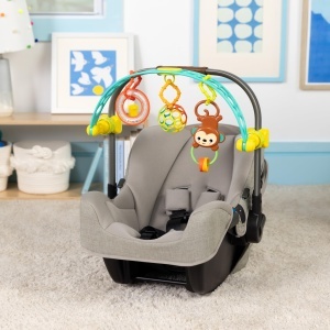 Baldachin activitate Bright Starts, material flexibil, cu jucarii integrate - Img 7