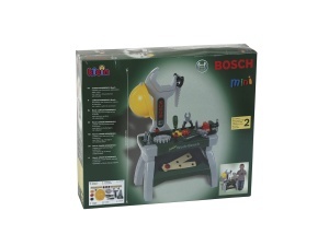 Banc de lucru pentru copii Theo Klein Bosch 8604 cu accesorii, 49 cm x 29 cm x 71 cm - Img 3