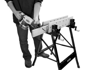 Banc de lucru pliabil RYOBI RWB02 Bambus, sistem de prindere flexibil, design compact - Img 4