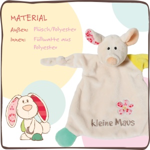 Banda de jucarie NICI Maus Mincy 25x25 cm - Material moale, pentru bebelusi si copii - Img 4