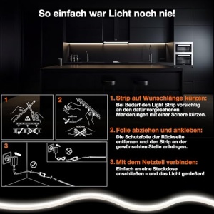 Banda LED decorativa LEDVANCE SMART WIFI, 5m, lumina reglabila, alb cald, silicon - Img 4